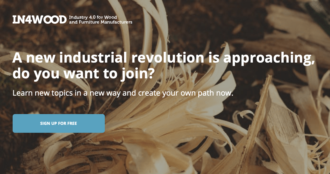 In4Wood Industry4.0 skills Website